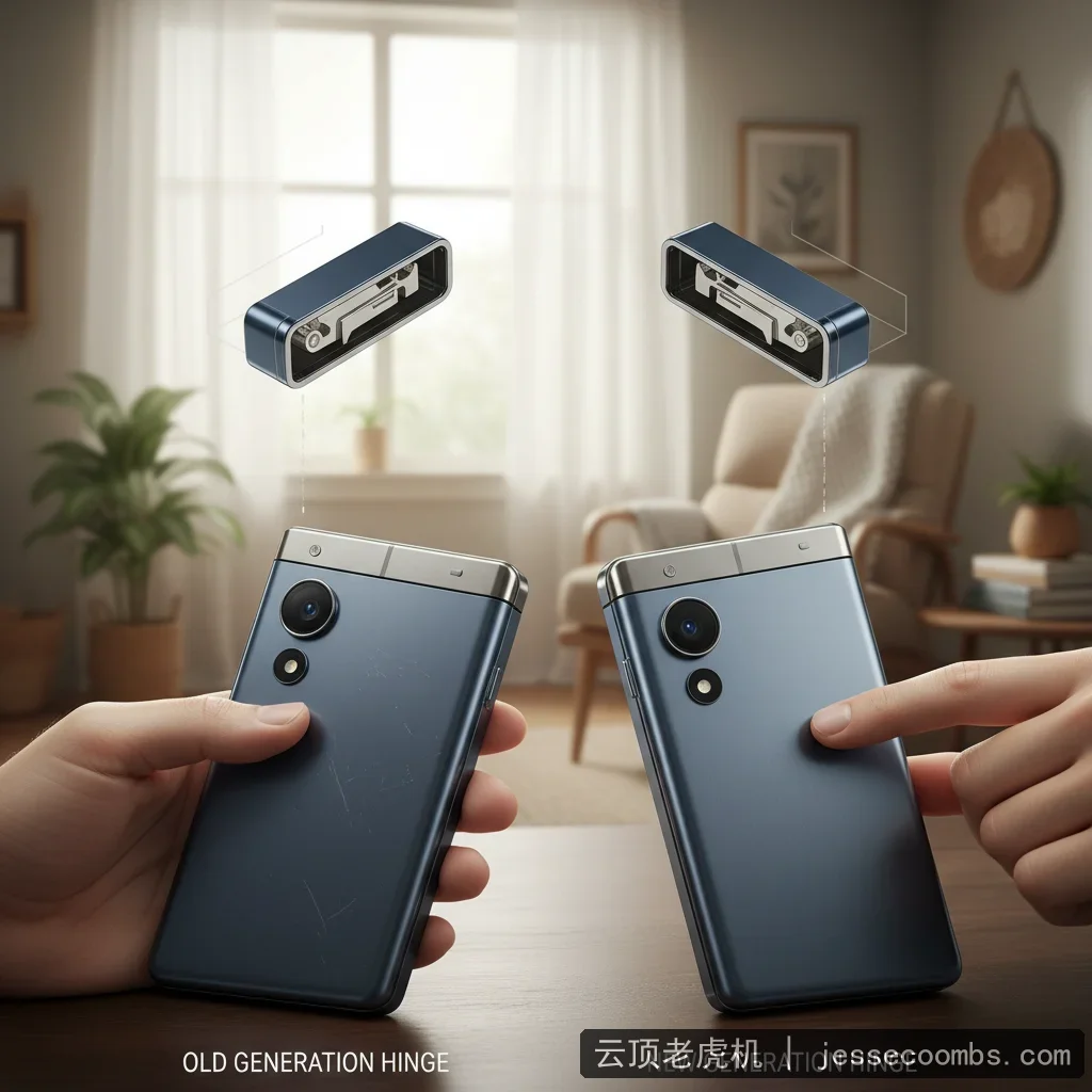 云顶老虎机 - 折叠屏手机铰链技术对比，耐用性差距显现 配图1